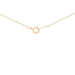 E Paisley 14K Yellow Gold Round-Cut White Diamond Pendant
