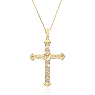 Annabelle 14K Yellow Gold Oval-Cut Opal Pendant
