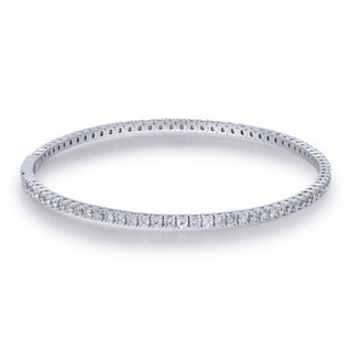 Ashley 10K White Gold Round-Cut White Diamond Bracelet