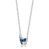Celestial Cascade London & Swiss Blue Topaz Necklace