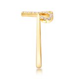 Aries 10K Zodiac Ring