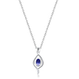 Radiance Oval Tanzanite Pendant