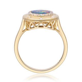 Rosa 14K Yellow Gold Oval-Cut Opal Ring