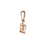 Juniper 10K Rose Gold Cushion-Cut Morganite Pendant