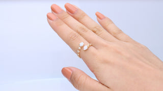 Rachael 14K Yellow Gold Pear-Cut Natural African Opal Ring